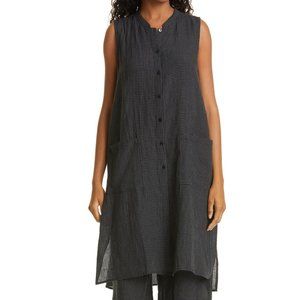**NWT/UNWORN** Eileen Fisher Linen Button Up Tunic